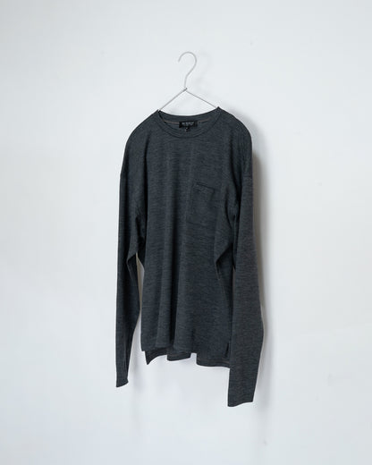 Merino Wool Breathable Long Sleeve / CHARCOAL