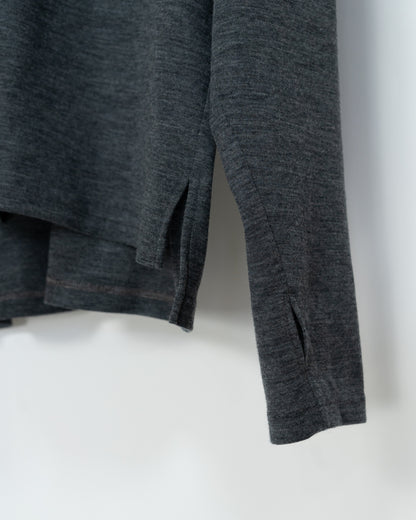 Merino Wool Breathable Long Sleeve / CHARCOAL