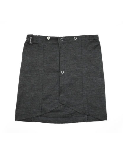 Merino Wool Adjustable Neck Gaitger / CHARCOAL