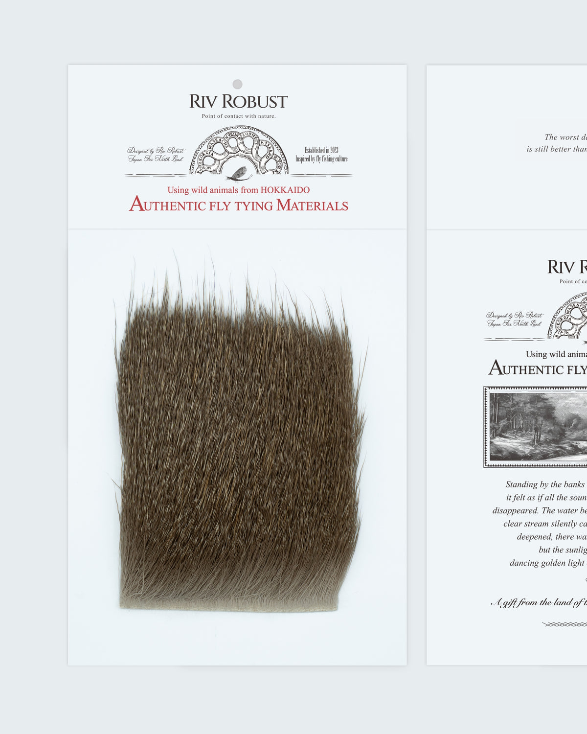Hokkaido Deer Hair sep,2026(10cm*10cm)