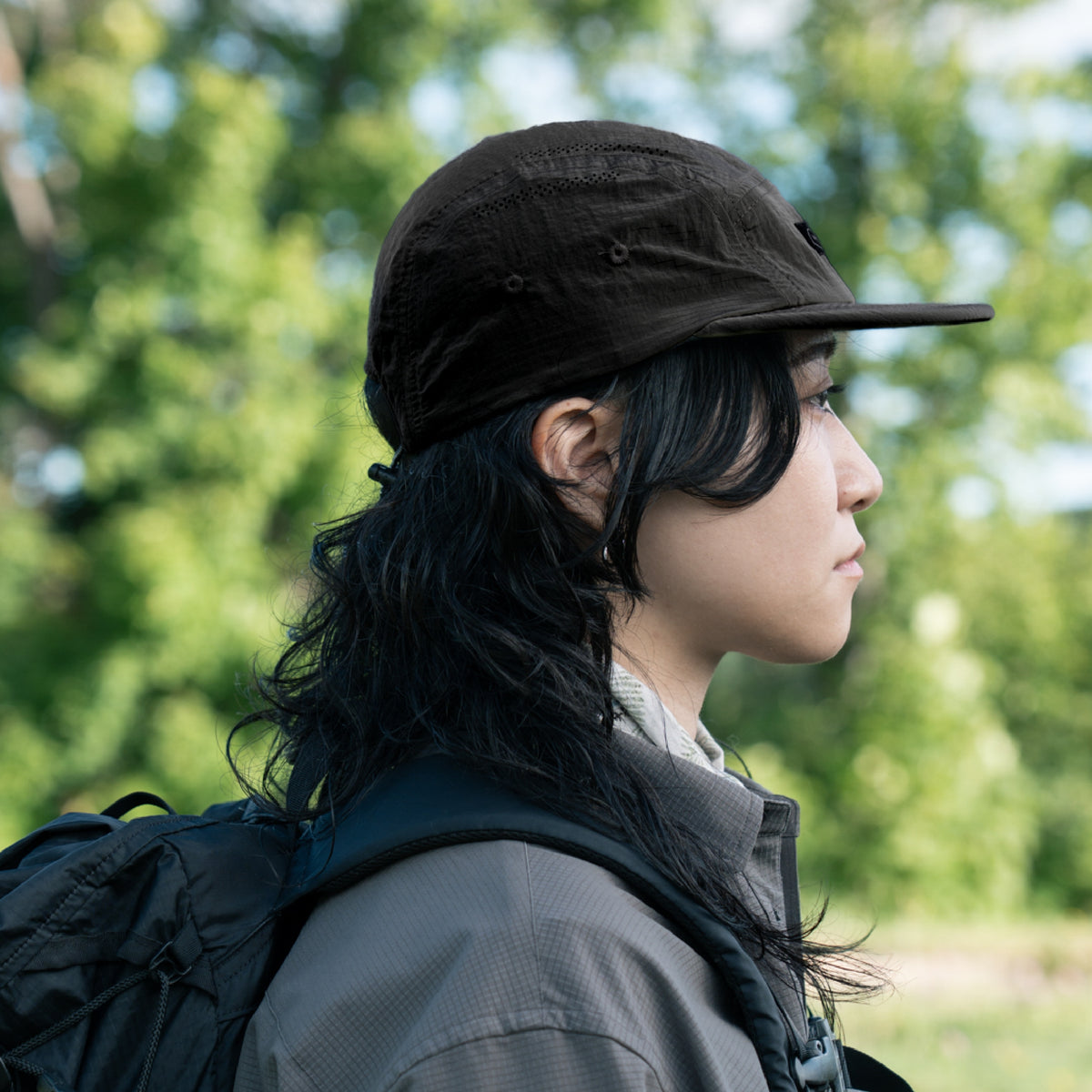 Light Weight Dot Cap / BLACK